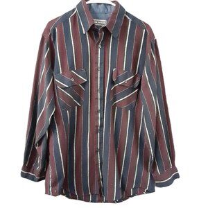 David Taylor Men's Shirt Size LT, 100% Acrylic, Long sleeve, Button down, soft